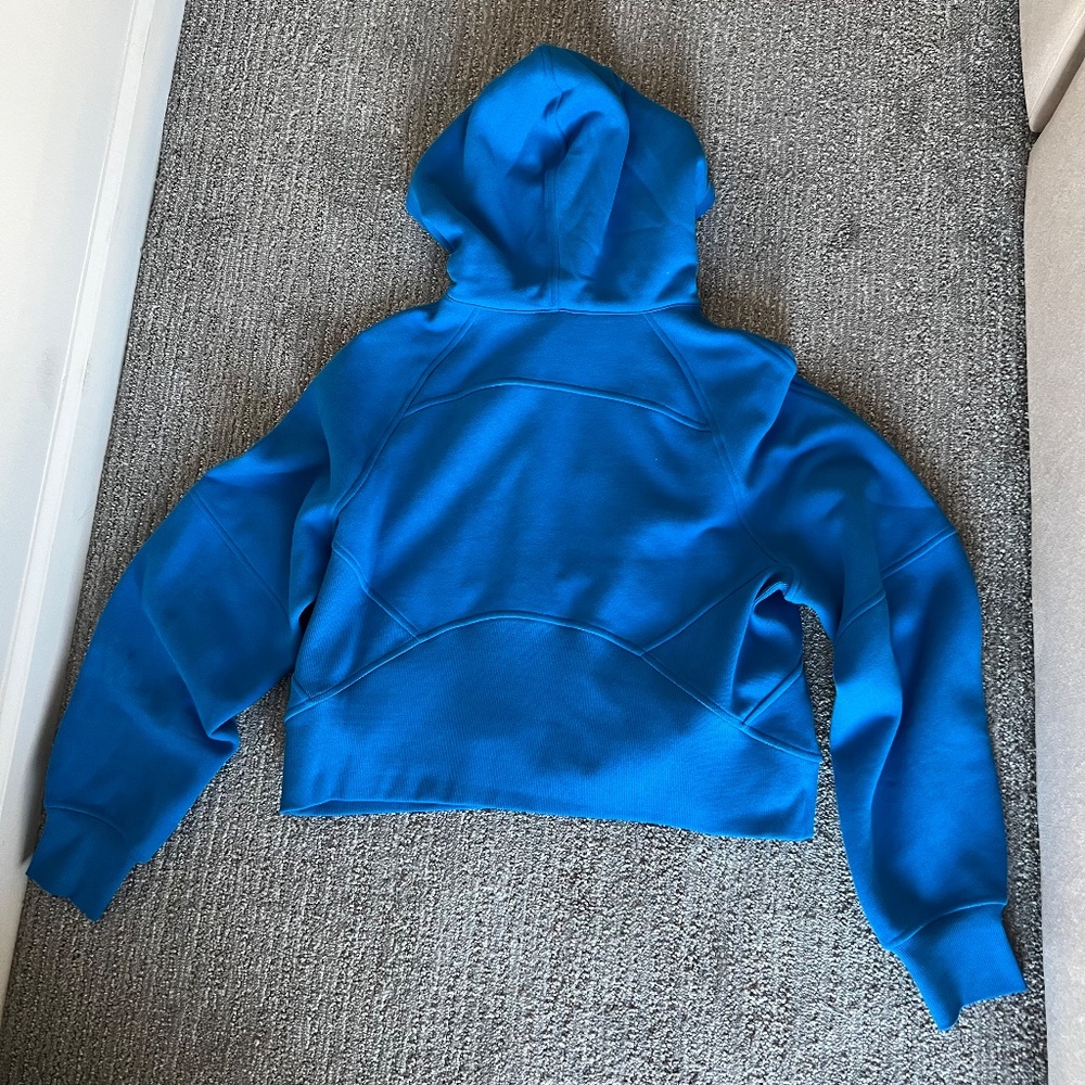 Lululemon Scuba Oversized Half-Zip Hoodie Poolside Blue Size XS Small - Picture 6 of 8